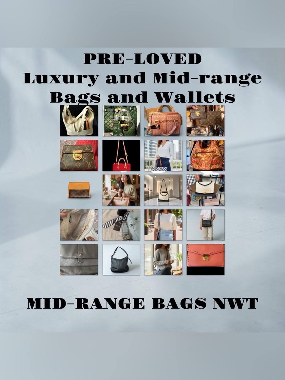 LIVE SHOW Friday Evening TONIGHT!!! Assorted bags and wallets